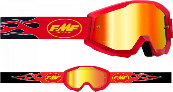 Ochelari Enduro Copii Flame Red Lentila Oglinda Rosie F-50500-251-03