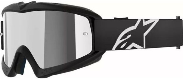 Ochelari Moto MX/Enduro Copii Vision Youth Corp Black/Mirror Silver