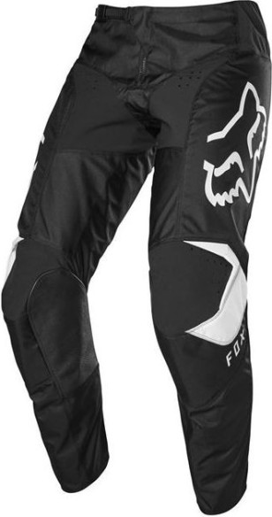 Pantaloni Enduro Copii 180 Prix Negru/Alb