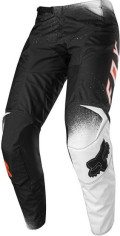 Pantaloni Enduro Copii 180 Bnkz Se Negru/Alb