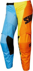 Pantaloni Enduro Copii Whit3 Tarmac Portocaliu/Albastru