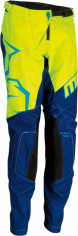 Pantaloni Enduro Copii Qualifier Bleumarin/Galben/Teal