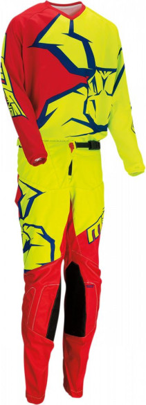 Pantaloni Enduro Copii Qualifier Rosu/Galben/Albastru