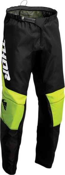 Pantaloni Enduro Copii Sector Chev Black/Green