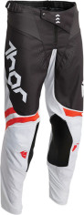 Pantaloni Enduro Copii Pulse Cube Light Gray/Red Orange
