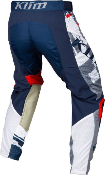 Pantaloni Moto MX Copii XC Lite Digital Chaos Red