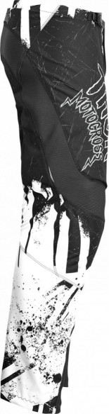 Pantaloni Moto Enduro Copii Sector Gnar Black/White 23