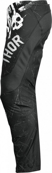 Pantaloni Moto Enduro Copii Sector Gnar Black/White 23