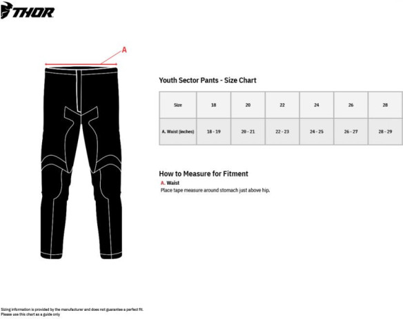 Pantaloni Moto Enduro Copii Sector Gnar Black/White 23