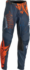 Pantaloni Moto Enduro Copii Sector Gnar Midnight/Orange 23