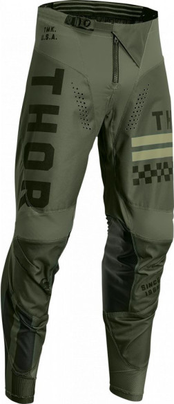 Pantaloni Moto Enduro Copii Pulse Combat Army 23
