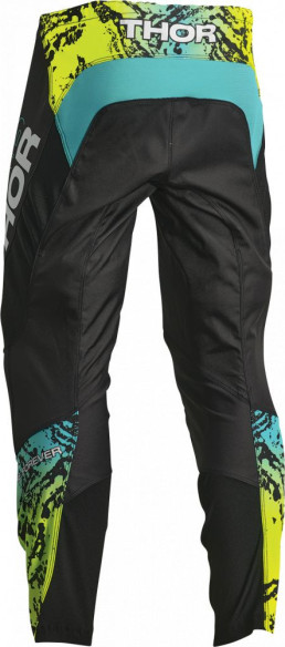 Pantaloni Moto Enduro Copii Atlas Black/Teal 23