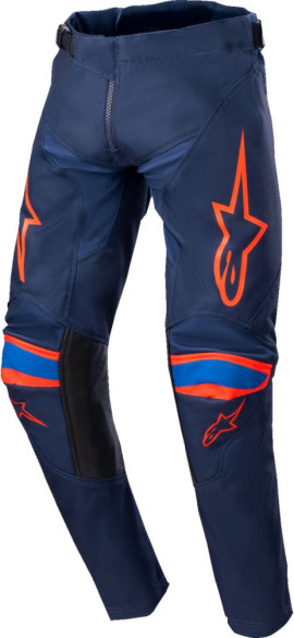 Pantaloni Enduro Copii Rac-Narn Navy/Orange