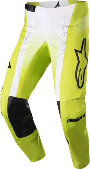 Pantaloni Enduro Copii Rac-Push Yellow/White