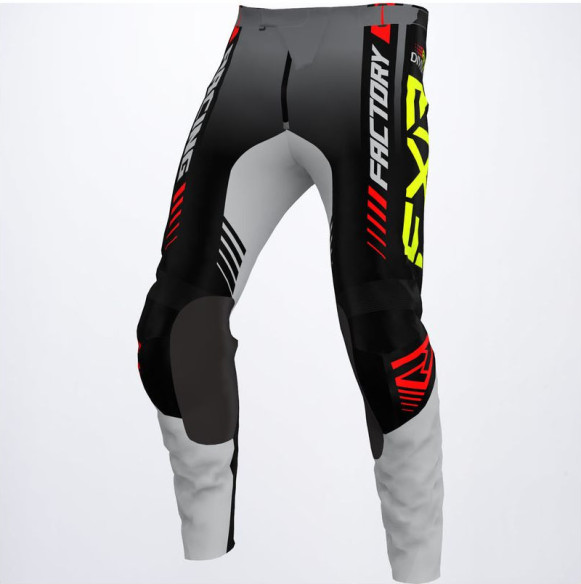 Pantaloni Enduro Copii Clutch Pro Grey/Black/Hi-Vis
