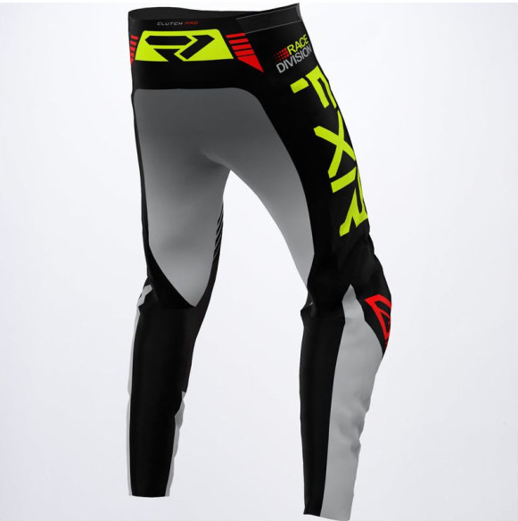 Pantaloni Enduro Copii Clutch Pro Grey/Black/Hi-Vis