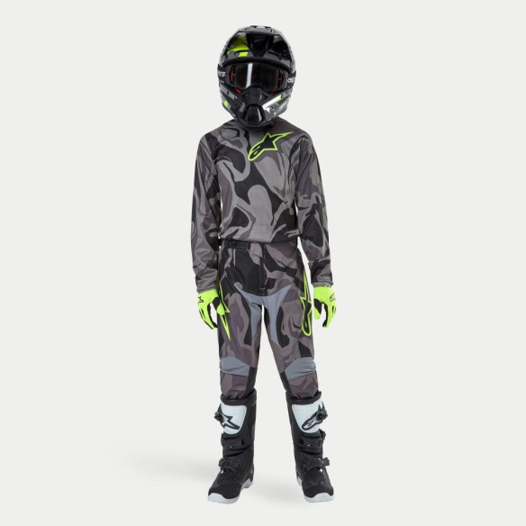 Pantaloni Moto Enduro/MX Copii Racer Tactical Cast Gray Camo Magnet 24