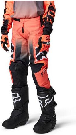 Pantaloni Moto MX/Enduro Copii 180 Leeds Black/Orange Fluo