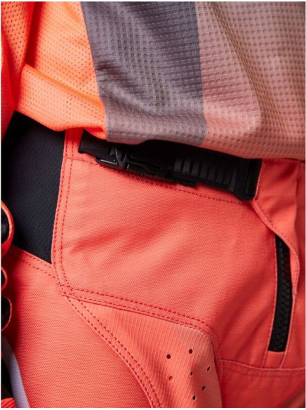 Pantaloni Moto MX/Enduro Copii 180 Leeds Black/Orange Fluo