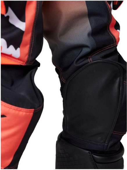 Pantaloni Moto MX/Enduro Copii 180 Leeds Black/Orange Fluo