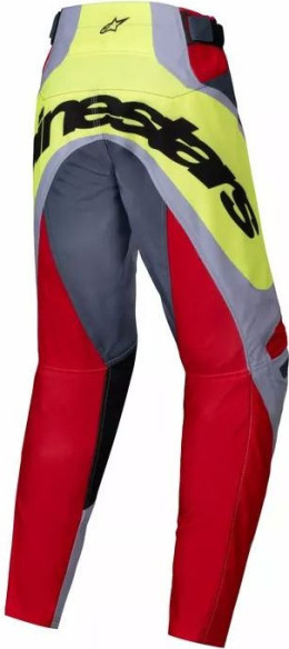 Pantaloni Moto MX/Enduro Copii Racer Youth Melt Red/Grey/Yellow 24