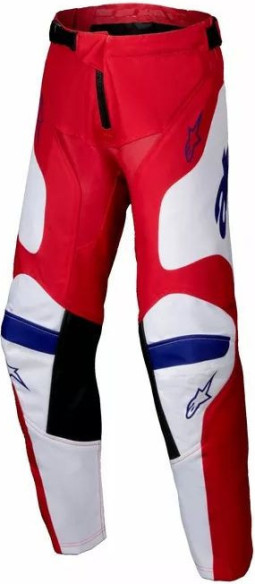 Pantaloni Moto MX/Enduro Copii Racer Youth Veil Red/White 24