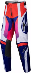 Pantaloni Moto MX/Enduro Copii Racer Youth Wurx Orange/Blue/White 24