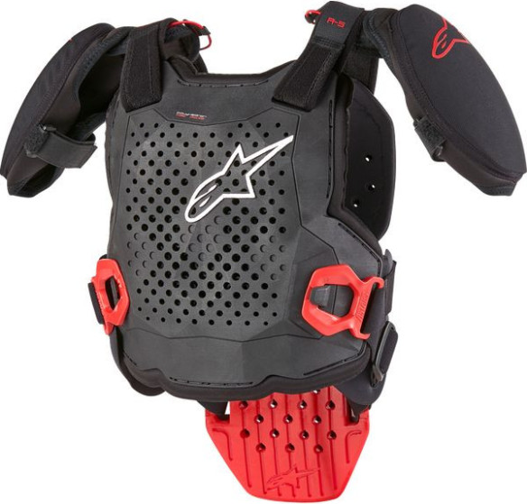 Vesta Protectie Enduro/MX Copii A5 S V2 Black/White/Red 24