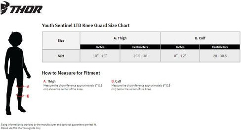 Genunchiere Moto MX/Enduro Copii Sentinel Black 24