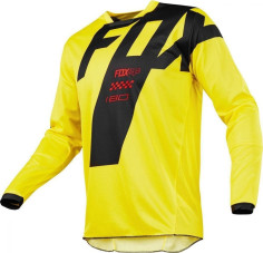 Tricou Enduro Copii 180 Mastar Galben/Negru