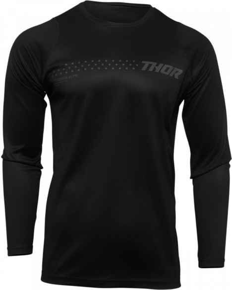 Tricou Enduro Copii Sector Minimal Black