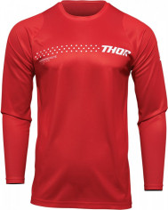 Tricou Enduro Copii Sector Minimal Red