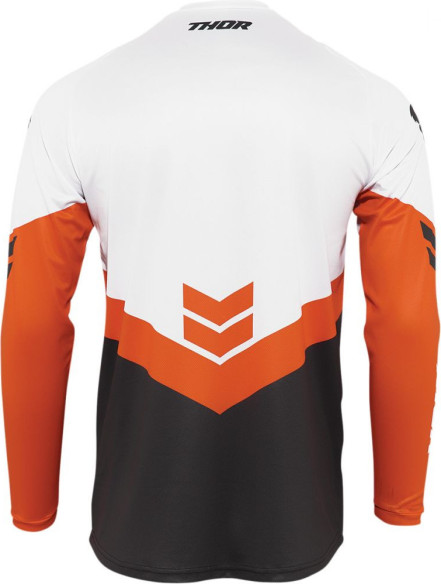 Tricou Enduro Copii Sector Birdrock Charcoal/Red Orange