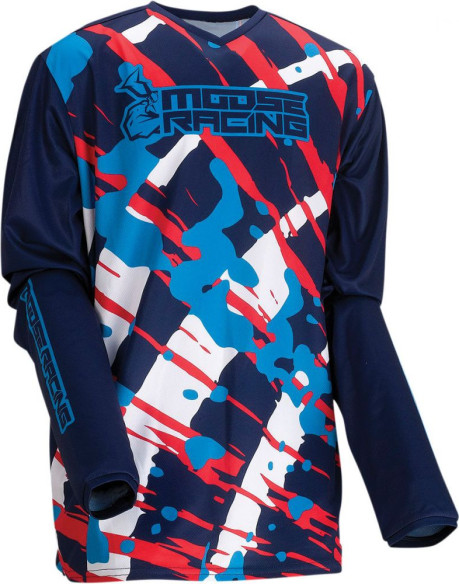 Tricou Enduro Copii Agroid Blue