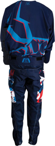 Tricou Enduro Copii Agroid Blue