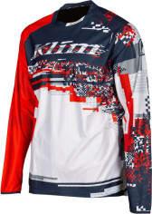 Tricou Moto MX Copii XC Lite Digital Chaos Red