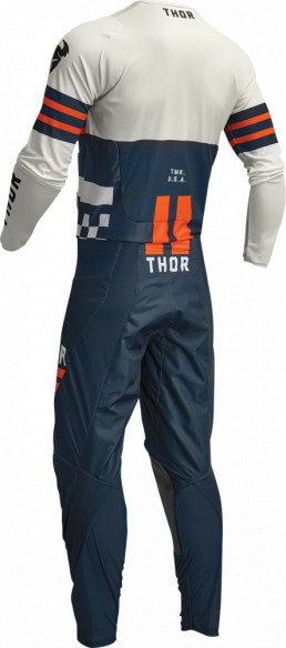 Tricou Moto Enduro Copii Pulse Combat Midnight/White 23