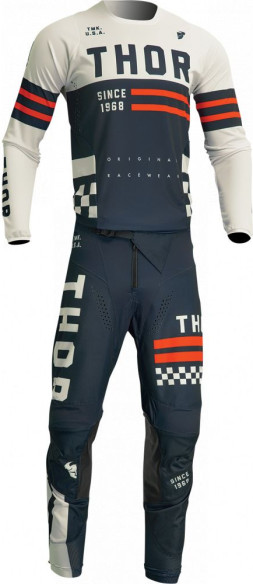 Tricou Moto Enduro Copii Pulse Combat Midnight/White 23