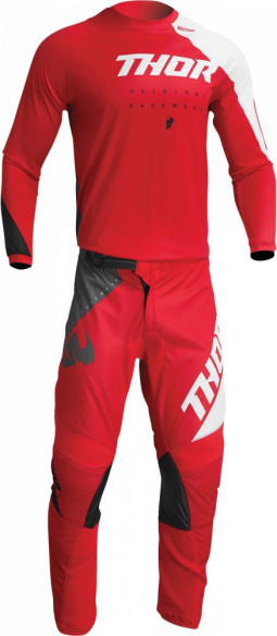 Tricou Moto Enduro Copii Sector Edge Red/White 23