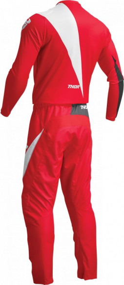 Tricou Moto Enduro Copii Sector Edge Red/White 23
