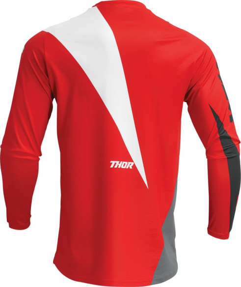 Tricou Moto Enduro Copii Sector Edge Red/White 23