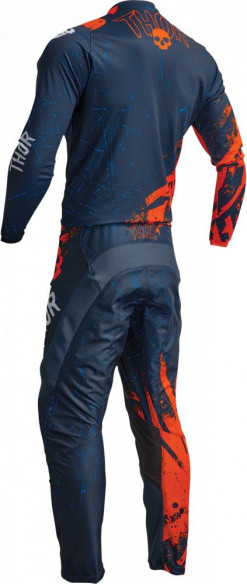 Tricou Moto Enduro Copii Sector Gnar Midnight/Orange 23