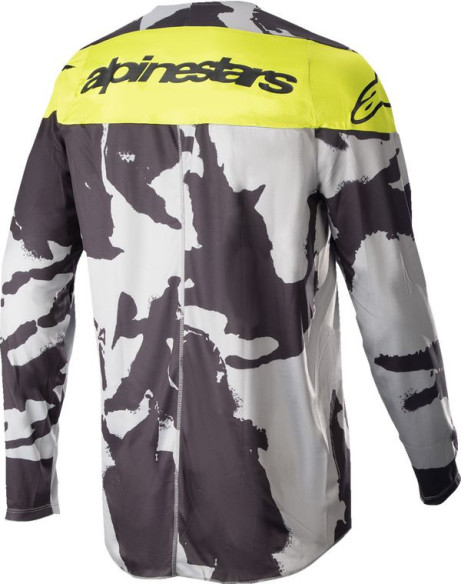 Tricou Enduro Copii R-Tact Camo/Yellow