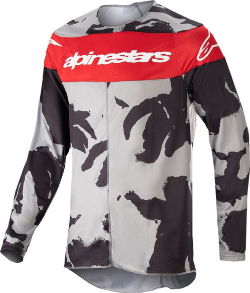 Tricou Enduro Copii R-Tact Camo/Yellow