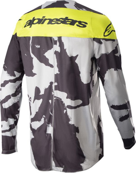 Tricou Enduro Copii R-Tact Camo/Yellow