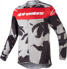 Tricou Enduro Copii R-Tact Camo/Red