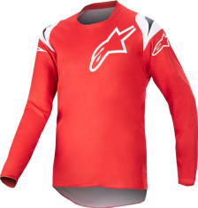 Tricou Enduro Copii Rac-Narn Red/White
