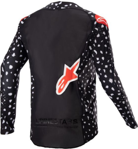 Tricou Enduro Copii Rac-Nort Black/Red