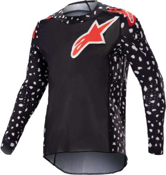 Tricou Enduro Copii Rac-Nort Black/Red