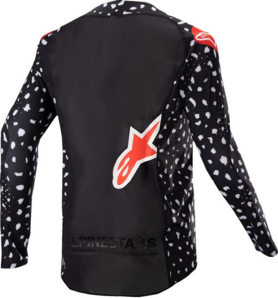 Tricou Enduro Copii Rac-Nort Black/Red